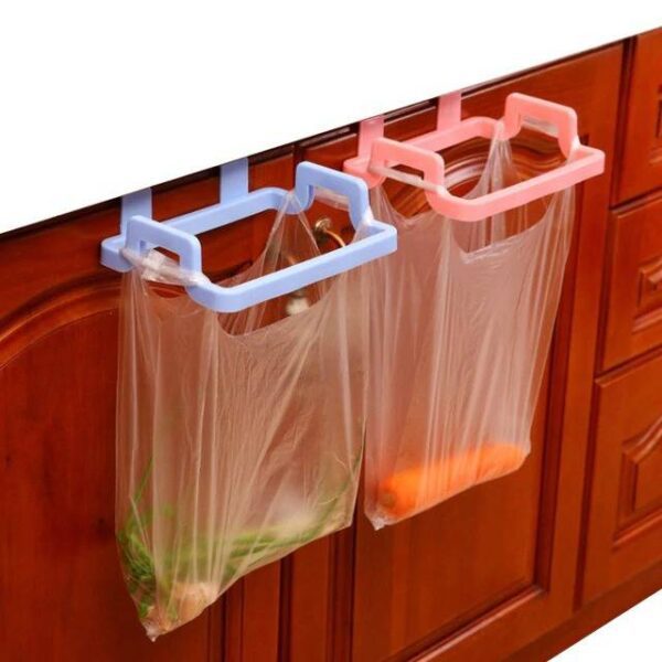 MosQuick® Plastic Open-Top Garbage Bag Holder, Dustbin, Towel Rack for Kitchen, Bathroom, Office, Schools, Clinic- Mixed Colour, Off White (1 pc) - Image 2