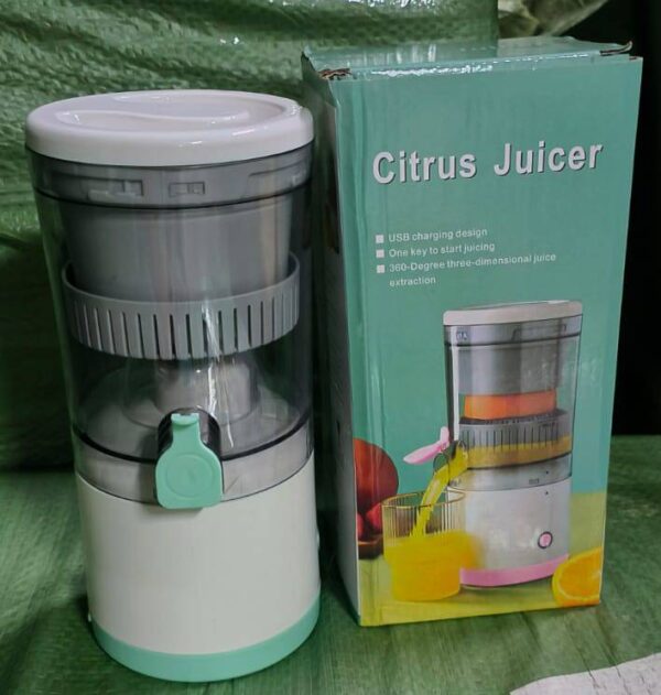 Drumstone(FIRST TIME IN INDIA WITH 12 YEARS WARRANTY) Electric Juicer Orange Squeezer Citrus Press Lemons, Portable USB Charging Electric Juicer Wireless - Image 3