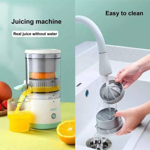 Drumstone(FIRST TIME IN INDIA WITH 12 YEARS WARRANTY) Electric Juicer Orange Squeezer Citrus Press Lemons, Portable USB Charging Electric Juicer Wireless - Image 2