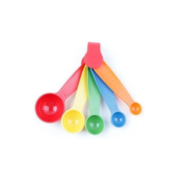 Nevil 5PCS Multicolour Measuring Spoons for Cooking and Baking - Image 2