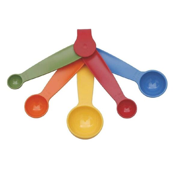 Nevil 5PCS Multicolour Measuring Spoons for Cooking and Baking - Image 3