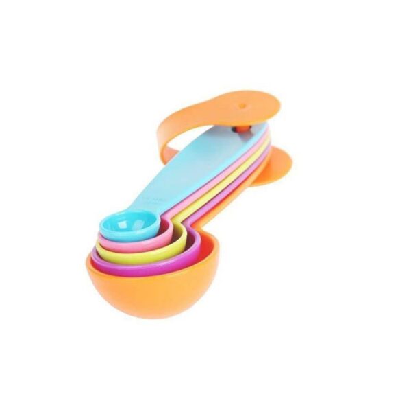 Nevil 5PCS Multicolour Measuring Spoons for Cooking and Baking - Image 5