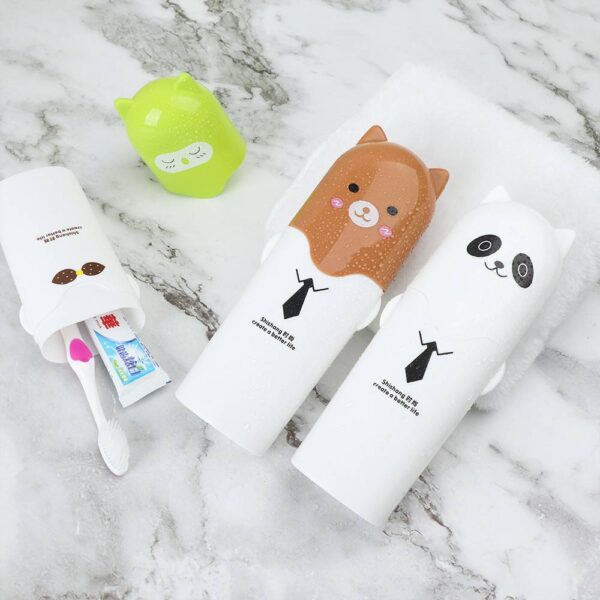 Garden Of Arts Plastic Portable Travel Toothpaste Toothbrush Holder Cover Case, 20Cm X 6Cm ( Multicolor) - Image 3