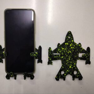 Fighter Jet Shape Plastic Mobile Holder Wall Mounted Mobile Stand Mobile Phones Charging Stand.(1 pc)
