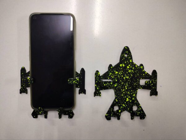 Fighter Jet Shape Plastic Mobile Holder Wall Mounted Mobile Stand Mobile Phones Charging Stand.(1 pc)