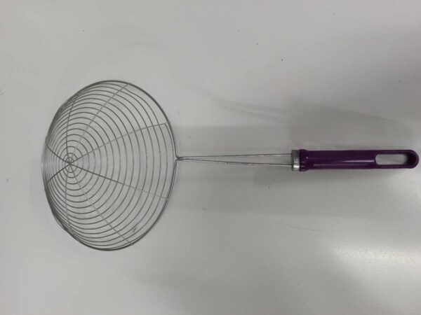 KitchenFest® Spider Strainer Stainless Steel Skimmer Ladle Food Frying Spoon with Long Handle for Home Kitchen - 16 Inch - Image 3
