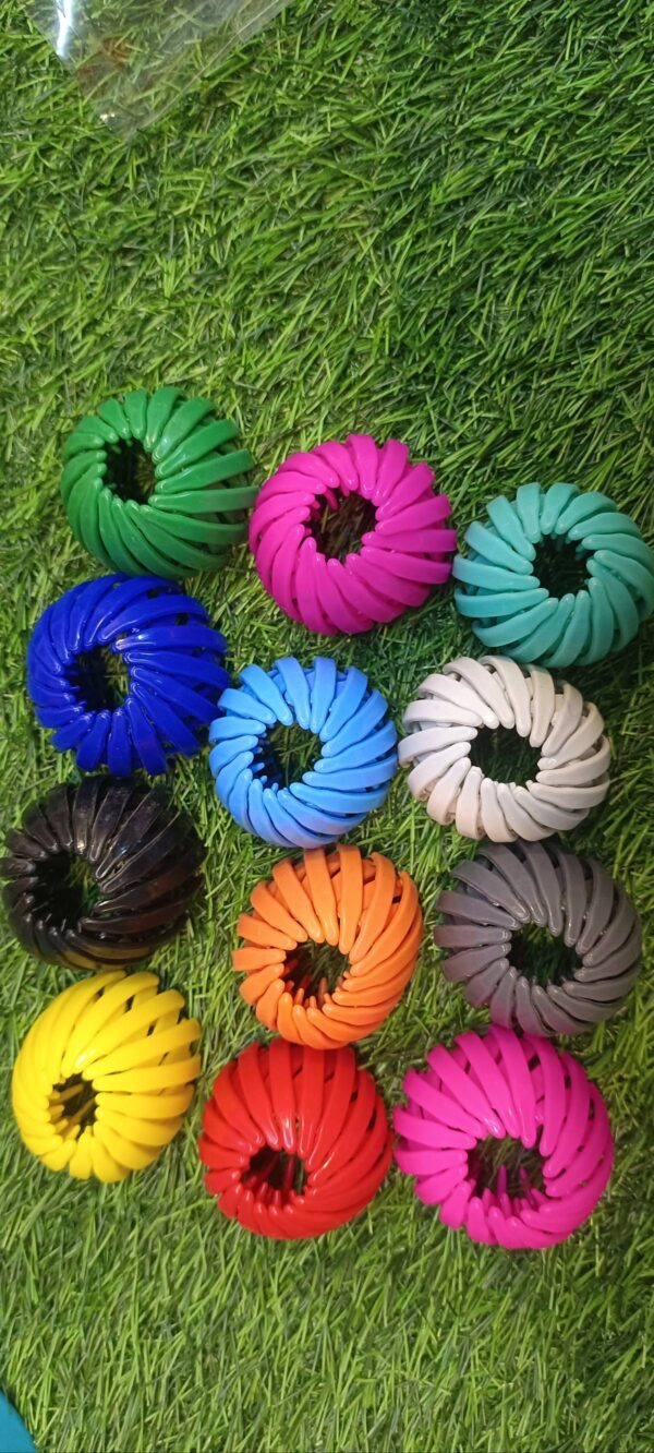 Bird Nest plastic Hair Clips, Fashion Hair Clips Hair Bun Maker, Expandable Ponytail Holder for Women and Girls (Pack of 4) - Image 4
