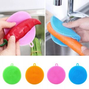 silicon dish scrubber