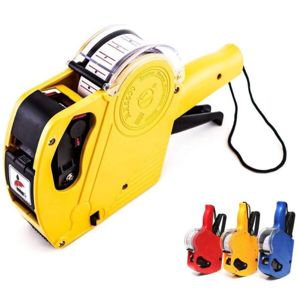 Arishto Pack of 1 Price Labeller Printing Rate Printer (MRP Rate Gun) Label Gun 8 Digits with 2 Ink Rolls (Pack of 1) (with 10 Label Roll)- 6000 Label Stickers - Image 3