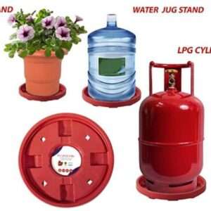 Smart Gas Trolly/Lpg Cylinder Stand Plastic 01 Piece | Gas Cylinder Stand Trolley