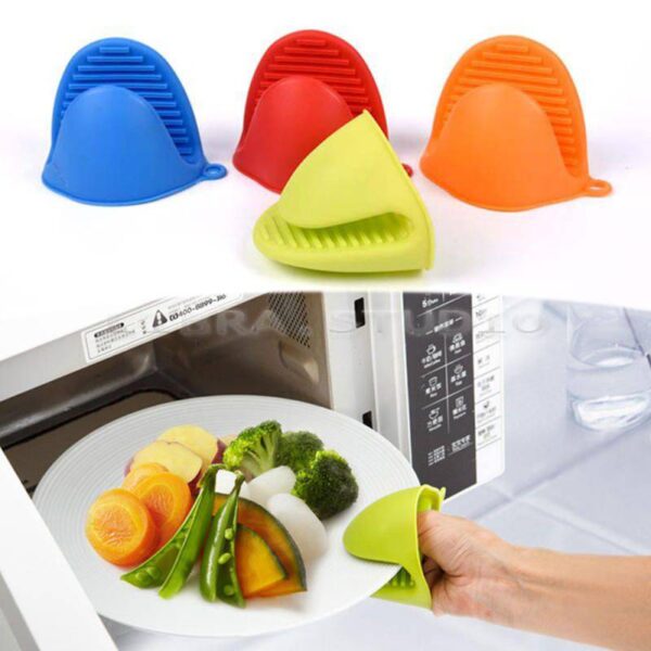 LIRABS 2 Pcs Silicone Heat Resistant Hot Pot-Vessel Holder Pinch Grip (1 Pair) (1) - Image 2