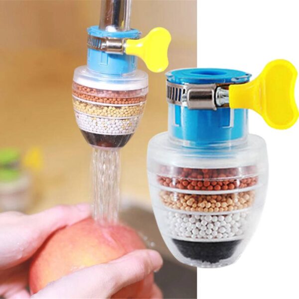 HOFAEL 360 Degree Rotating- Water Faucet Aerator Splash-Proof Filter/Anti-Splash/Bathroom Tap Adjustable Sprinkler/tap Shower/Water Saving Device Faucet (1 Faucet Sprinkler - Maifan Stone)