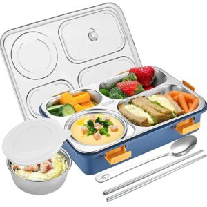4 section steel Lunchbox