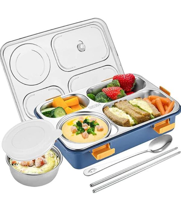 4 section steel Lunchbox