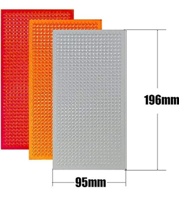 Auto Lens Repair Kit Multi-Pack Car Lights Crack Repair Film Headlight Taillight Repair Tools 3PCS Comes with Red Amber Clear Colors(Multicolor)-POOWE - Image 4