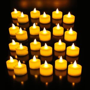 Button Led Candle Set of 24
