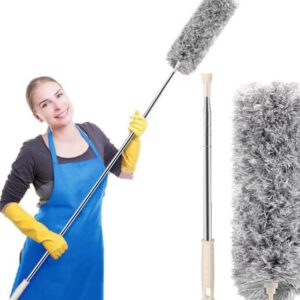 Duster with adjustable steel rod