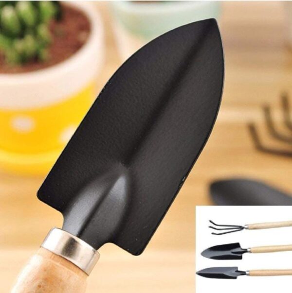 DCELLA Gardening Hand Tool Kit for Home Gardening, Garden Tool Kit for Home, Gardening Equipment, Scraping Turning Soil of Indoor, Outdoor pots, 3 Pcs (Hand Cultivator, Trowel, Transplanter) - Image 3