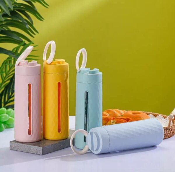 Glass Bottle With Mobile Stand