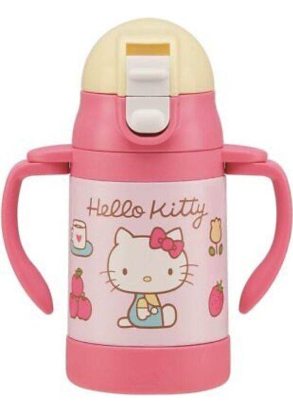 Kids vaccum bottle with straw