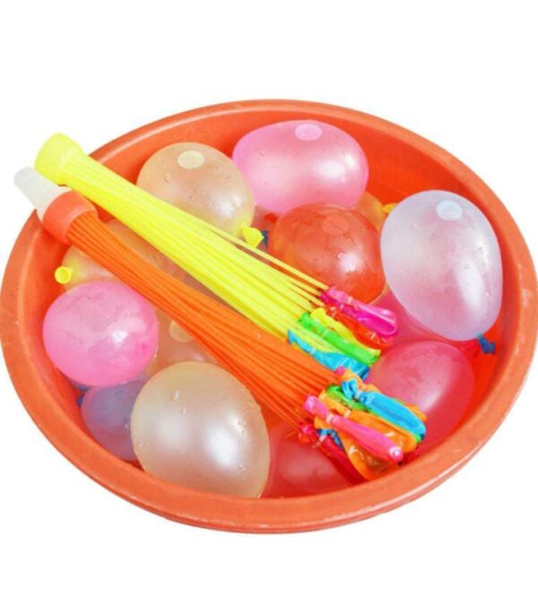 GameReserves Holi Water Magic Balloons l Set of 3 Bunch l 111 Baloons l Multicolour l Quick Fill and Auto Tie in 60 Seconds with Universal Tap Adaptor - Image 3