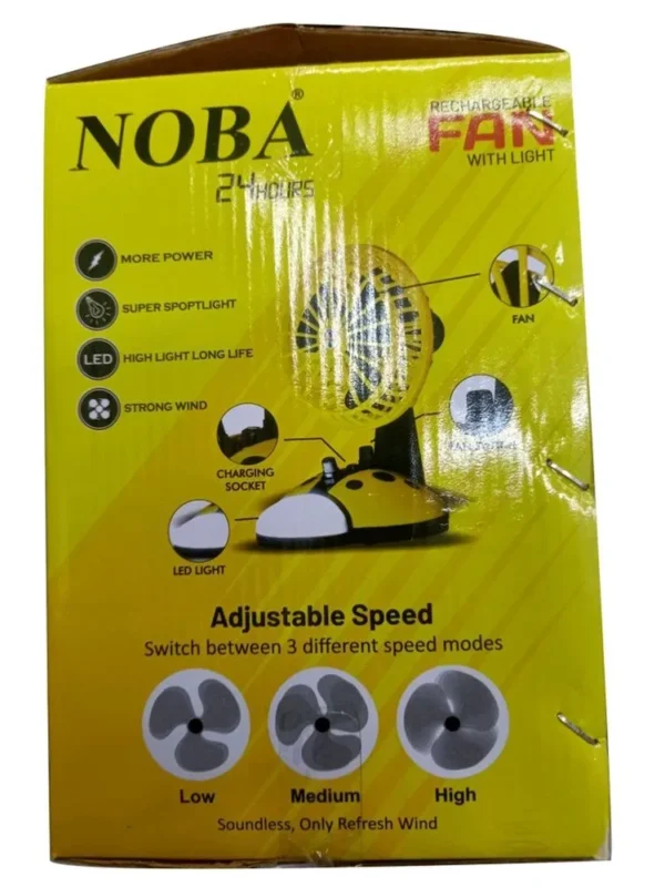 Noba Rechargeable Fan - Image 2