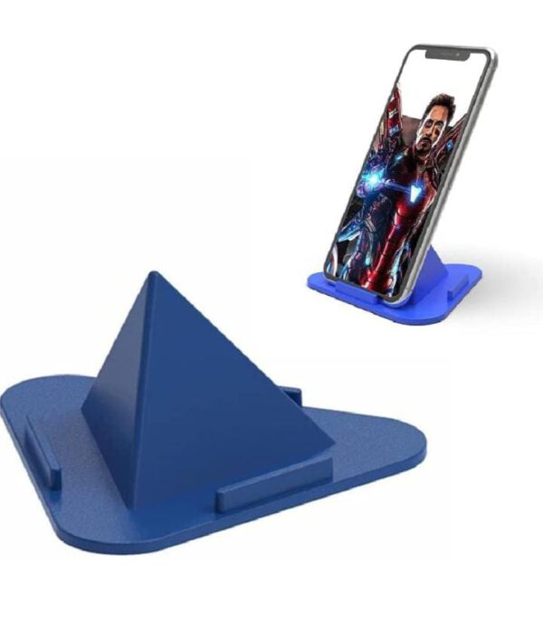 MAPPERZ Univeral Portable Three-Sided Pyramid Shape Desktop/Table Mobile Holder Stand Compatible with All Mobile Phone -  Multicolor - Image 3