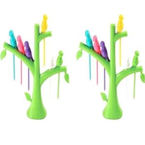Plastic fork set