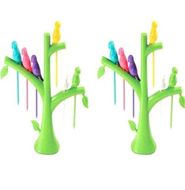 Plastic fork set