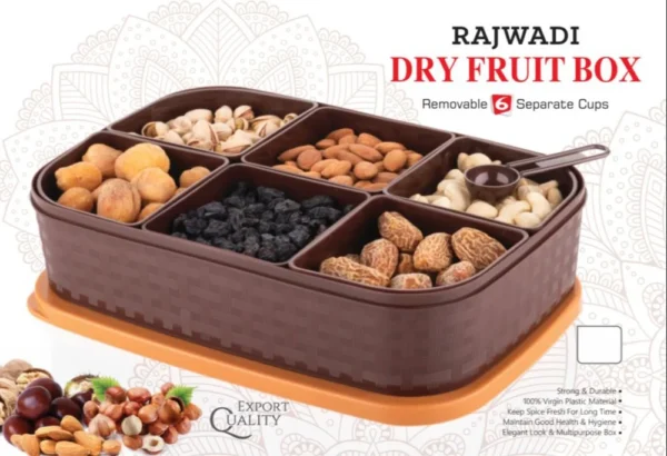 Rajwadi Dryfruit box plastis