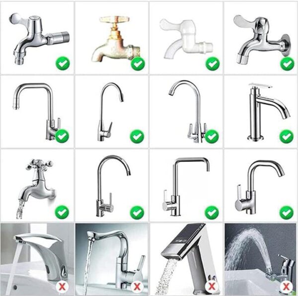 MIRARIYA Tap Water Purifier Filter Faucet 6 Layer Carbon Activated Dust Chlorine Remover Water Softener for Drinking Cartridge Alkaline Taps for Kitchen Sink Bathroom Wash Basin (1 pic-multi) - Image 8