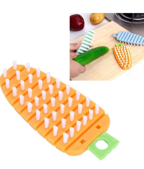 Ritz Vegetable Scrubbing Brush, Vegetable Scrubber Non‑Toxic Fruit Brush Carrot Shape Vegetable Brush for Potato for Vegetable,Potato Scrubbing Brush Multicolor - Image 5