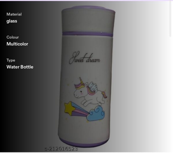 Unicorn Print Glass Bottles - Image 2