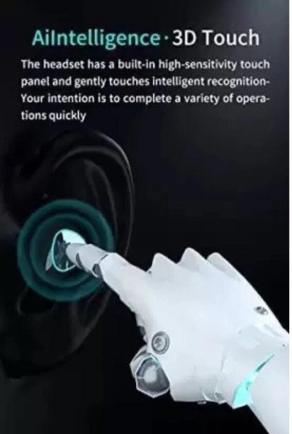 M90 Pro Bluetooth Earphone, Gaming Earbuds with Mic, Smart Touch Headset Earbuds with Power Bank. - Image 4