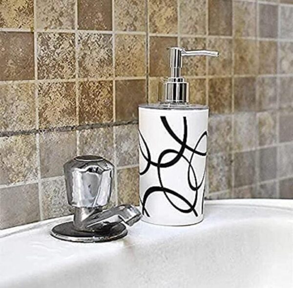 KitchenFest® Multi-Design Liquid Soap/Liquid/Shampoo/Hand wash/Sanitizer/Lotion Dispenser Bottle for Kitchen, Wash-Basin and Bathroom, (Pack of 2, 350ml) - Image 2
