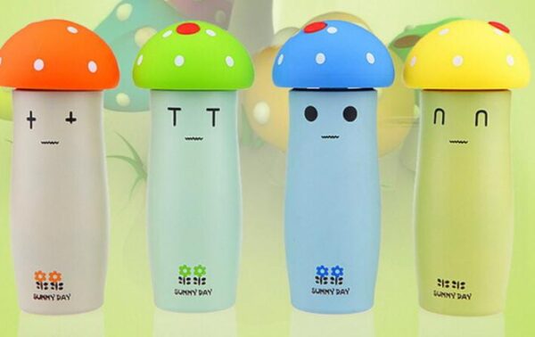 Mushroom Glass Bottle