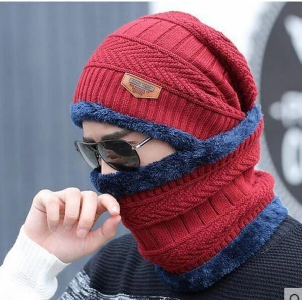 Winter cap with mask