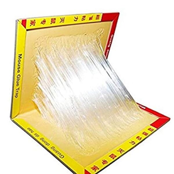 Mouse Glue Pad Insect Rodent Lizard Trap Rat Catcher Adhesive Sticky Glue Pad, Non Poisonous, Non Toxic, Odourless (Yellow) - Image 2